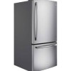 R&eacute;frig&eacute;rateur De 21 Pi&sup3; / 30" &Agrave; Cong&eacute;lateur Inf&eacute;rieur en Acier Inoxydable GE ( GDE21DYRLKFS )