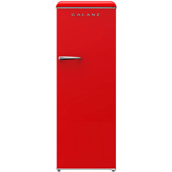 Cong&eacute;lateur ou R&eacute;frig&eacute;rateur Vertical Convertible de 24" / 11 pi&sup3;  avec Commandes Num&eacute;riques Rouge Galanz ( GLF11URDG16 )