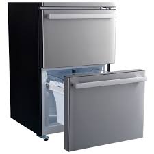 Réfrigérateur de 24" / 12,4 pi³ avec Congélateur Inférieur en Acier Inoxydable de Galanz ( GLR12BS2K16 )