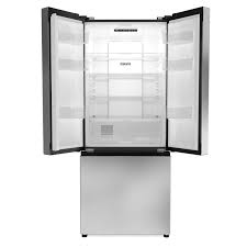 R&eacute;frig&eacute;rateur &agrave; Deux Portes de 28" / 16 pi&sup3; avec &Eacute;clairage DEL en Acier Inoxydable de Galanz ( GLR16FS2M08 )