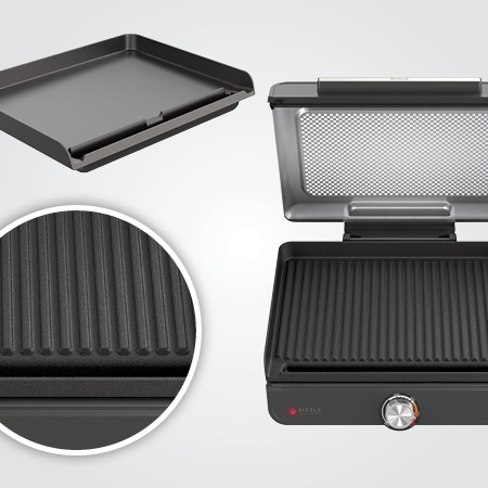 Gril d'Int&eacute;rieur Sans Fum&eacute;e Ninja Sizzle ( GR101CCO )