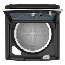 Laveuse de 5,3 pi&sup3; &agrave; Chargement Vertical Gris Diamant GE ( GTW680BMRDG )