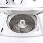 Buanderie Superpos&eacute;e de 27" Laveuse de 4.4 pI&sup3; Et S&eacute;cheuse &Eacute;lectrique de 5,9 pI&sup3; Blanche GE ( GUV27ESMWWW )