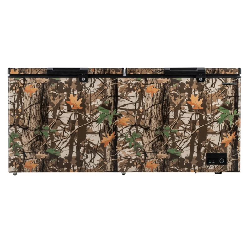 Cong&eacute;lateur Coffre &agrave; Double Porte de 70,9" / 21 pi&sup3; &agrave; Motif Camouflage Chasse Hamilton Beach ( HBFRF2116 )