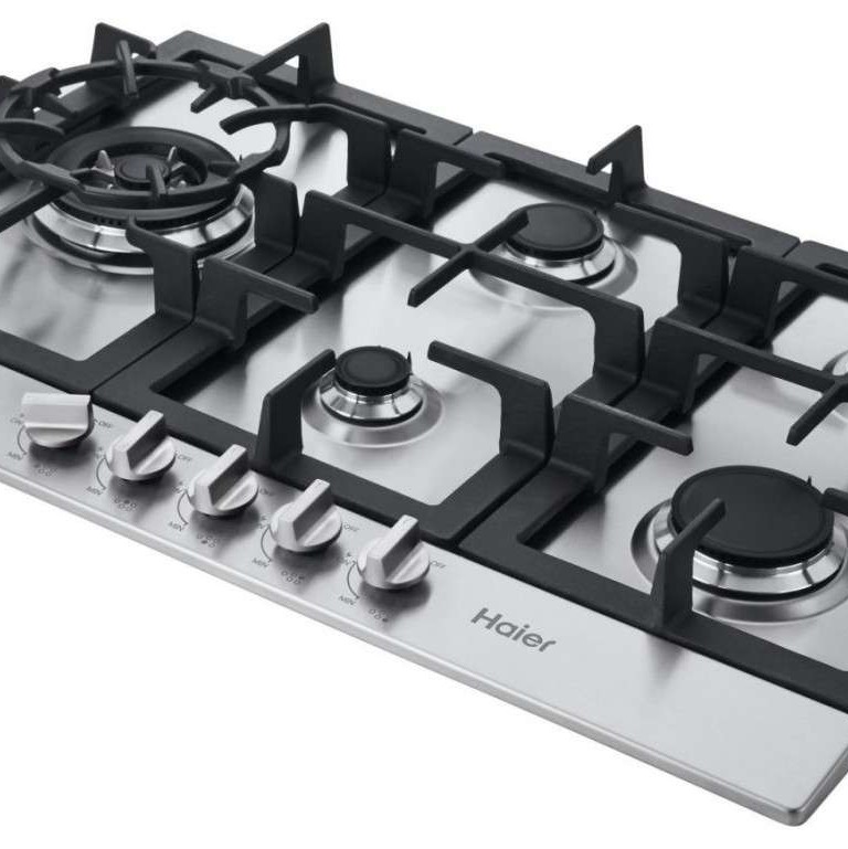Surface de cuisson au gaz de 30 po / 5 br&ucirc;leurs en acier Inoxydable * PRODUIT NEUF * Haier ( HCC3230AGS )