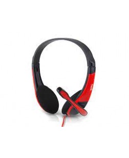 Casque d'Écoute Filaire Stéréo avec Microphone Rouge *PRODUIT NEUF* HAVIT ( HV-H2105D )