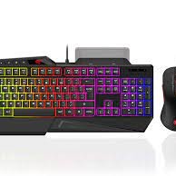 Combo Clavier Filaire R&eacute;tro&eacute;clair&eacute; LED Multifonction + Souris Filaire R&eacute;tro&eacute;clair&eacute;e *PRODUIT NEUF* Havit ( KB852CM )