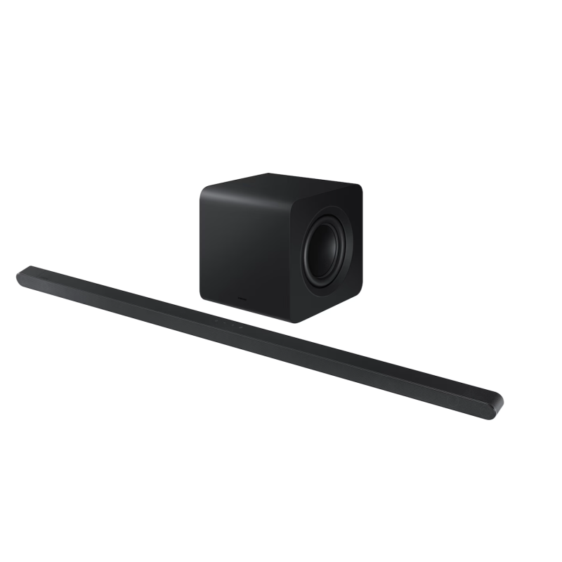 Barre de Son 3.1.2 Canaux Dolby Atmos avec Haut-Parleur d'Extr&ecirc;mes Graves sans Fil Noir titan Samsung ( HW-S800D )
