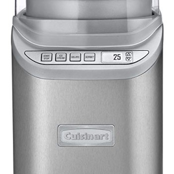 Gelateria Sorbeti&egrave;re pour glace italienne, cr&egrave;me glac&eacute;e, yogourt glac&eacute; et sorbet Cuisinart ( ICE-70C )