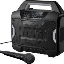 Haut-Parleur Sans Fil Rechargeable R&eacute;sistant aux Intemp&eacute;ries avec Microphone Ion Sport Boom