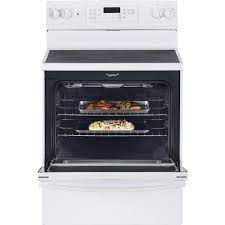Cuisini&egrave;re &Eacute;lectrique de 5,0 pi&sup3; &agrave; Convection Blanche *PRODUIT NEUF* GE ( JCB830DKWW )
