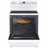 Cuisini&egrave;re &agrave; Convection &Eacute;lectrique de 5.0 pi&sup3; Autonettoyante en Blanc GE ( JCB840DVWW )