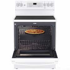 Cuisini&egrave;re &agrave; Convection &Eacute;lectrique de 5.0 pi&sup3; Autonettoyante en Blanc GE ( JCB840DVWW )