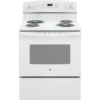Cuisini&egrave;re &eacute;lectrique de 30" / 5,0 pi&sup3; avec four autonettoyant Blanche *PRODUIT NEUF* GE ( JCBP240DMWW )
