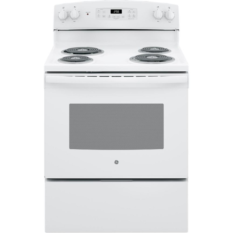 Cuisini&egrave;re &eacute;lectrique de 30" / 5,0 pi&sup3; avec four autonettoyant Blanche *PRODUIT NEUF* GE ( JCBP240DMWW )