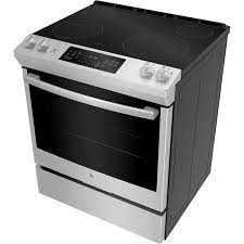 Cuisini&egrave;re &Eacute;lectrique Encastrable &agrave; Convection de 30" / 5,3 pi&sup3; en Acier Inoxydable Profile de GE ( JCS830SMSS )