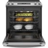 Cuisini&egrave;re &eacute;lectrique encastrable &agrave; convection v&eacute;ritable de 5,3 pi&sup3; en acier inoxydable GE ( JCS840SMSS )