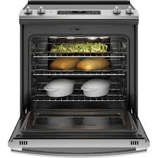 Cuisini&egrave;re &eacute;lectrique encastrable &agrave; convection v&eacute;ritable de 5,3 pi&sup3; en acier inoxydable GE ( JCS840SMSS )