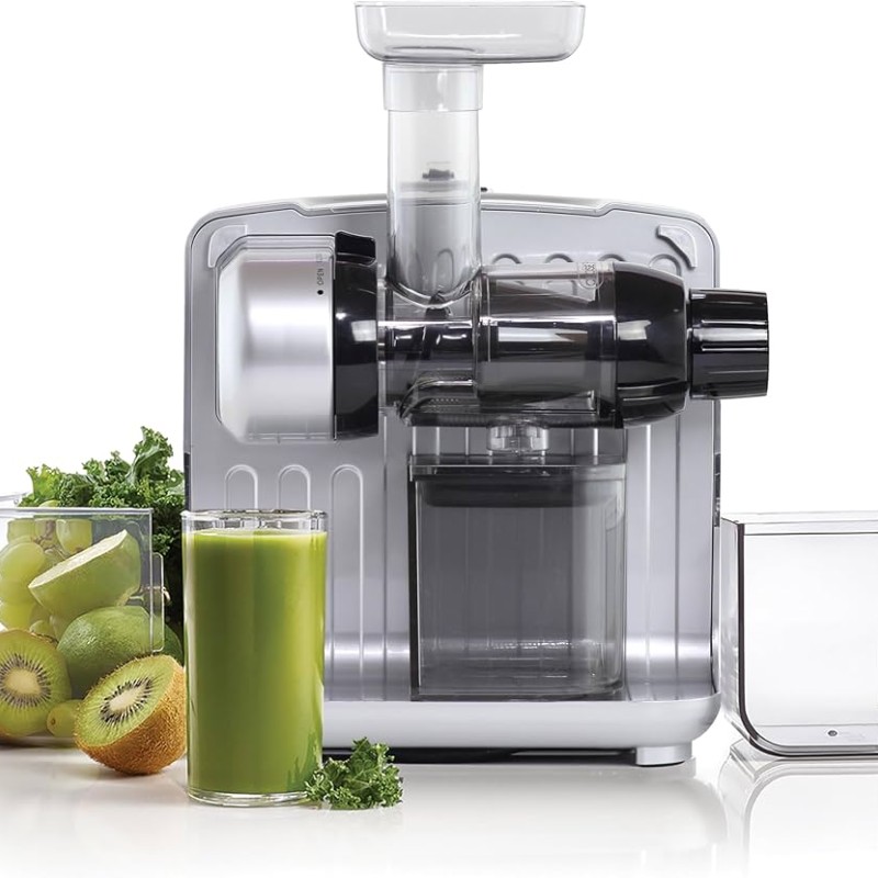 Extracteur de Jus et Syst&egrave;me de Nutrition avec Stockage Int&eacute;gr&eacute; 120 W Argent *PRODUIT NEUF* OMEGA ( JCUBE500SV )
