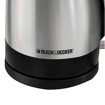 Bouilloire &eacute;lectrique en acier inoxydable 1500 Watts / 1.7 L Black & Decker ( KE1700SD )