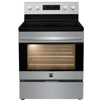 Cuisini&egrave;re &Eacute;lectrique &agrave; Convection V&eacute;ritable de 30" / 5 pi&sup3; avec Friteuse &agrave; Air en Acier Inoxydable Kenmore ( KKFTR4.8SS )