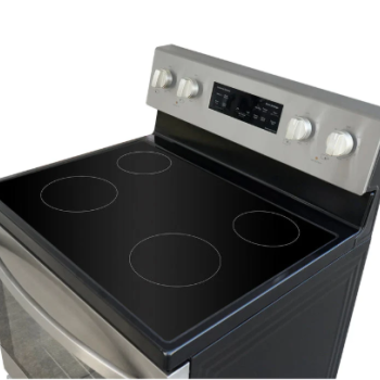 Cuisini&egrave;re &Eacute;lectrique &agrave; Convection V&eacute;ritable de 30" / 5 pi&sup3; avec Friteuse &agrave; Air en Acier Inoxydable Kenmore ( KKFTR4.8SS )