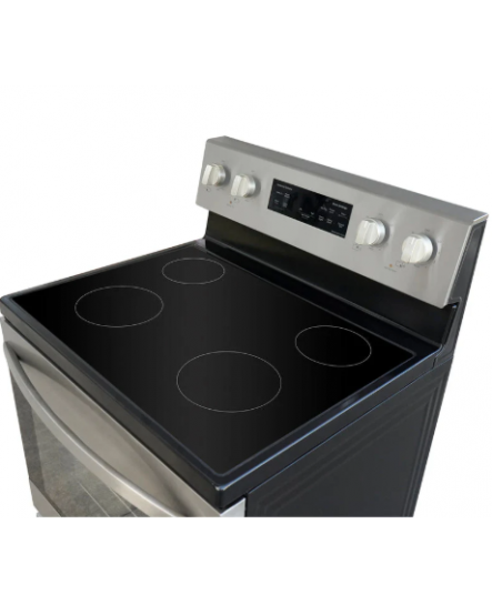 Cuisinière Électrique à Convection Véritable de 30" / 5 pi³ avec Friteuse à Air en Acier Inoxydable Kenmore ( KKFTR4.8SS )