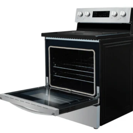 Cuisini&egrave;re &Eacute;lectrique &agrave; Convection V&eacute;ritable de 30" / 5 pi&sup3; avec Friteuse &agrave; Air en Acier Inoxydable Kenmore ( KKFTR4.8SS )