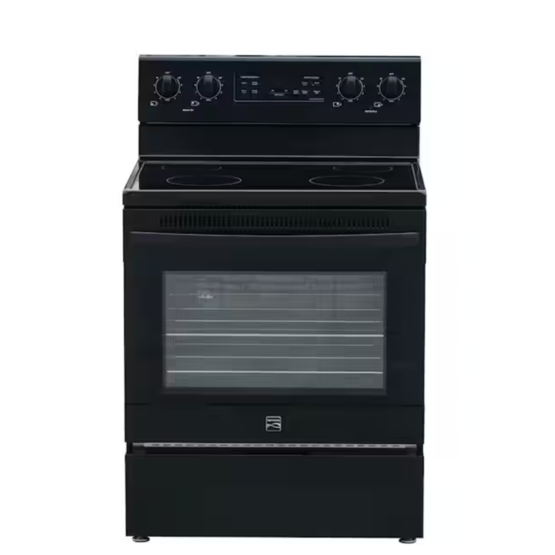 Cuisini&egrave;re &Eacute;lectrique de 30" / 5 pi&sup3; avec Commandes &agrave; l'Arri&egrave;re Noir *PRODUIT NEUF* Kenmore ( KKFTR5.0-REAR-B )