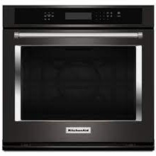 Four Mural &Eacute;lectrique &agrave; Convection V&eacute;ritable de 5 pi&sup3; / 30" en Acier Inoxydable Noir KitchenAid ( KOSE500EBS )