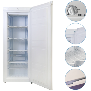 Cong&eacute;lateur Vertical Compact de 5.3 Pi&sup3; Blanc Koolatron ( KTUF160 )