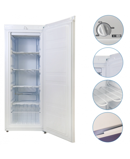 Cong&eacute;lateur Vertical Compact de 5.3 Pi&sup3; Blanc Koolatron ( KTUF160 )