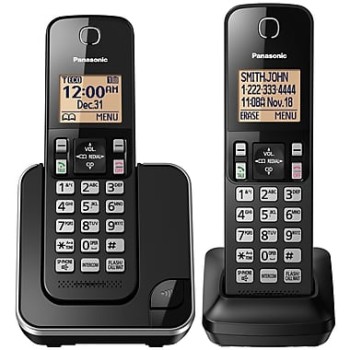 T&eacute;l&eacute;phone sans fil 2 combin&eacute;s Panasonic ( KX-TGC382C )