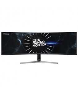 Moniteur de jeu incurvé DEL de 49 po VA WQHD 1440p 120 Hz 4ms gris-gris FreeSync Samsung ( LC49RG90SSNXZA )