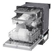 Lave-Vaisselle Encastrable de 24" / 48 dB avec Troisi&egrave;me Panier Acier Inoxydable de LG ( LDFN4542S )
