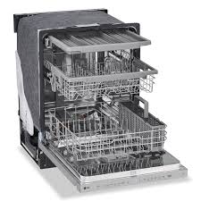 Lave-Vaisselle Encastr&eacute; de 24" / 48 dB en Acier Inoxydable LG ( LDPN454HT )