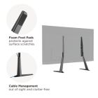 Support TV de Table R&eacute;glable de Style Minimaliste pour T&eacute;l&eacute;viseurs &agrave; &Eacute;cran Plat de 32" &agrave; 70" DJ Style ( LDT03-21L )