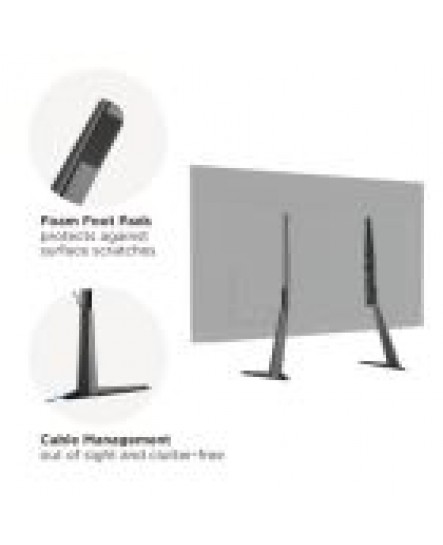 Support TV de Table Réglable de Style Minimaliste pour Téléviseurs à Écran Plat de 32" à 70" DJ Style ( LDT03-21L )