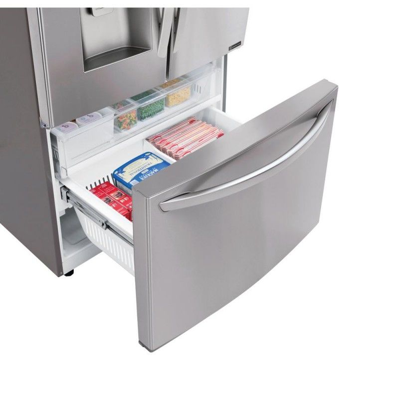 R&eacute;frig&eacute;rateur &agrave; portes fran&ccedil;aises de 28 pi&sup3; / 36" en acier inoxydable LG ( LFXS28968S )