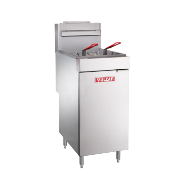 Friteuse Commerciale au Gaz Naturel 30" / 50 lb en Acier Inoxydable Vulcan (LG400-2)