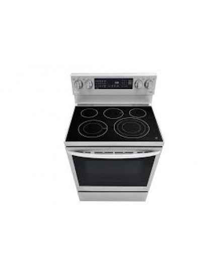 Cuisinière Électrique à Surface en Vitrocéramique de 30" avec Four à Convection 6,3 pi³ en Acier Inoxydable LG ( LREL6325F )