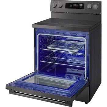 Cuisini&egrave;re &Eacute;lectrique Intelligente 30" / 6,3 pi&sup3; &agrave; Convection ProBake & Air Sous Vide en Acier Inoxydable Noir LG ( LREN6325ZE )