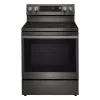 Cuisini&egrave;re &Eacute;lectrique Intelligente 30" / 6,3 pi&sup3; &agrave; Convection ProBake & Air Sous Vide en Acier Inoxydable Noir LG ( LREN6325ZE )