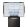 R&eacute;frig&eacute;rateur de 25 pi&sup3; / 33 pouces &agrave; portes fran&ccedil;aises r&eacute;sistant aux taches en Acier Inoxydable Noir LG ( LRFCS2503D )