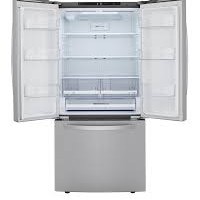 R&eacute;frig&eacute;rateur de 25 pi&sup3; / 33 pouces &agrave; portes fran&ccedil;aises r&eacute;sistant aux taches en Acier Inoxydable LG ( LRFCS2503S )