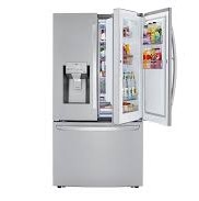 R&eacute;frig&eacute;rateur &agrave; portes fran&ccedil;aises Porte dans la Porte de 29.7 pi&sup3; Wi-Fi en Acier Inoxydable *PRODUIT NEUF* LG ( LRFDS3016S )