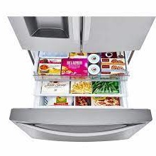 R&eacute;frig&eacute;rateur &agrave; portes fran&ccedil;aises Porte dans la Porte de 29.7 pi&sup3; Wi-Fi en Acier Inoxydable *PRODUIT NEUF* LG ( LRFDS3016S )