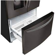 R&eacute;frig&eacute;rateur de 28 pi&sup3; / 36" avec Technologie ThinQ en Acier Inoxydable Noir de LG ( LRFS28XBD )