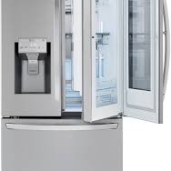 Réfrigérateur de 36" / 29,7 pi³ avec système "Porte dans la porte" en Acier Inoxydable LG ( LRFVS3006S )