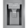Réfrigérateur de 25 Pi³ / 33 po avec porte à deux battants et distributeur d’eau et de glaçons en Acier inoxydable de LG ( LRFXS2503S )